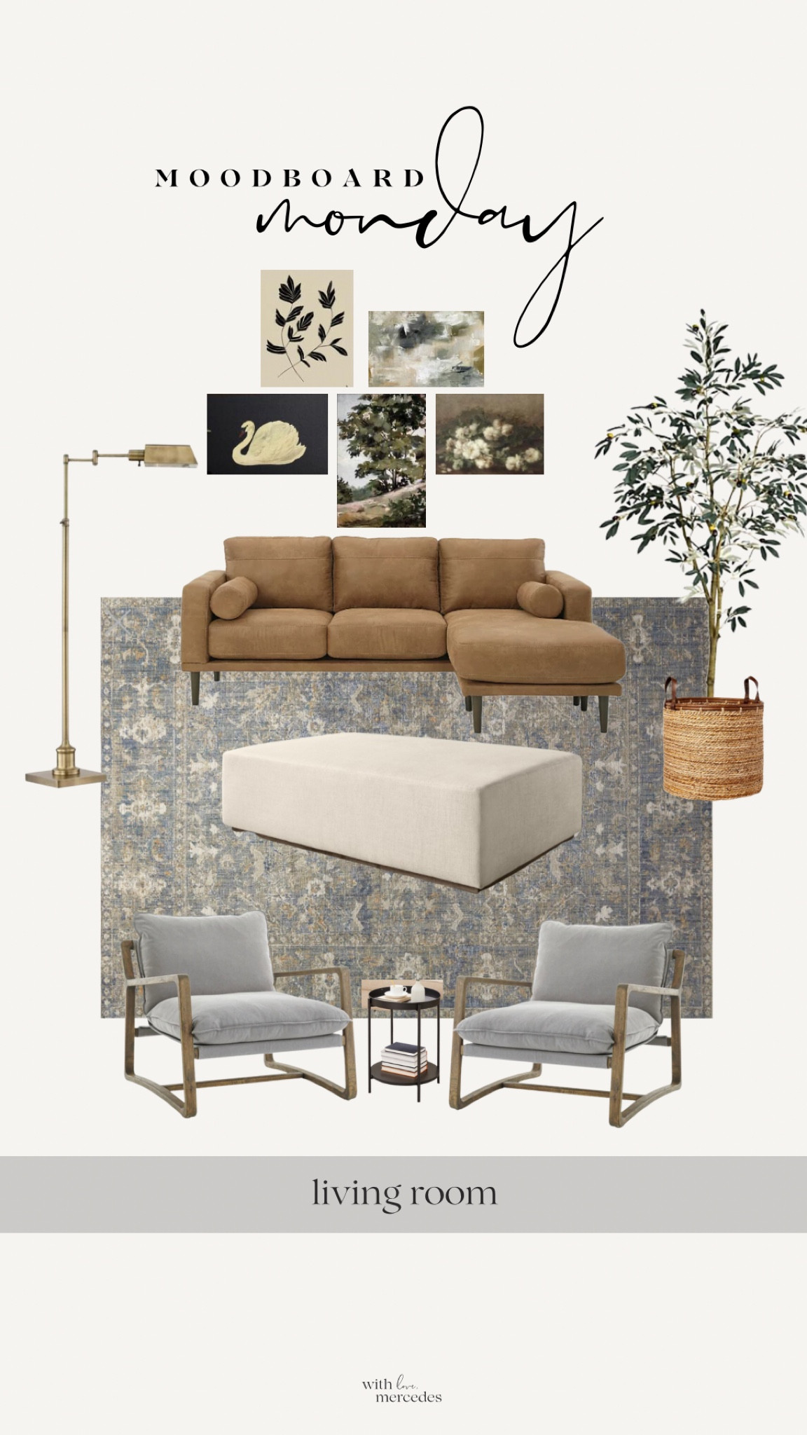 A moody but neutral living room

#LTKhome