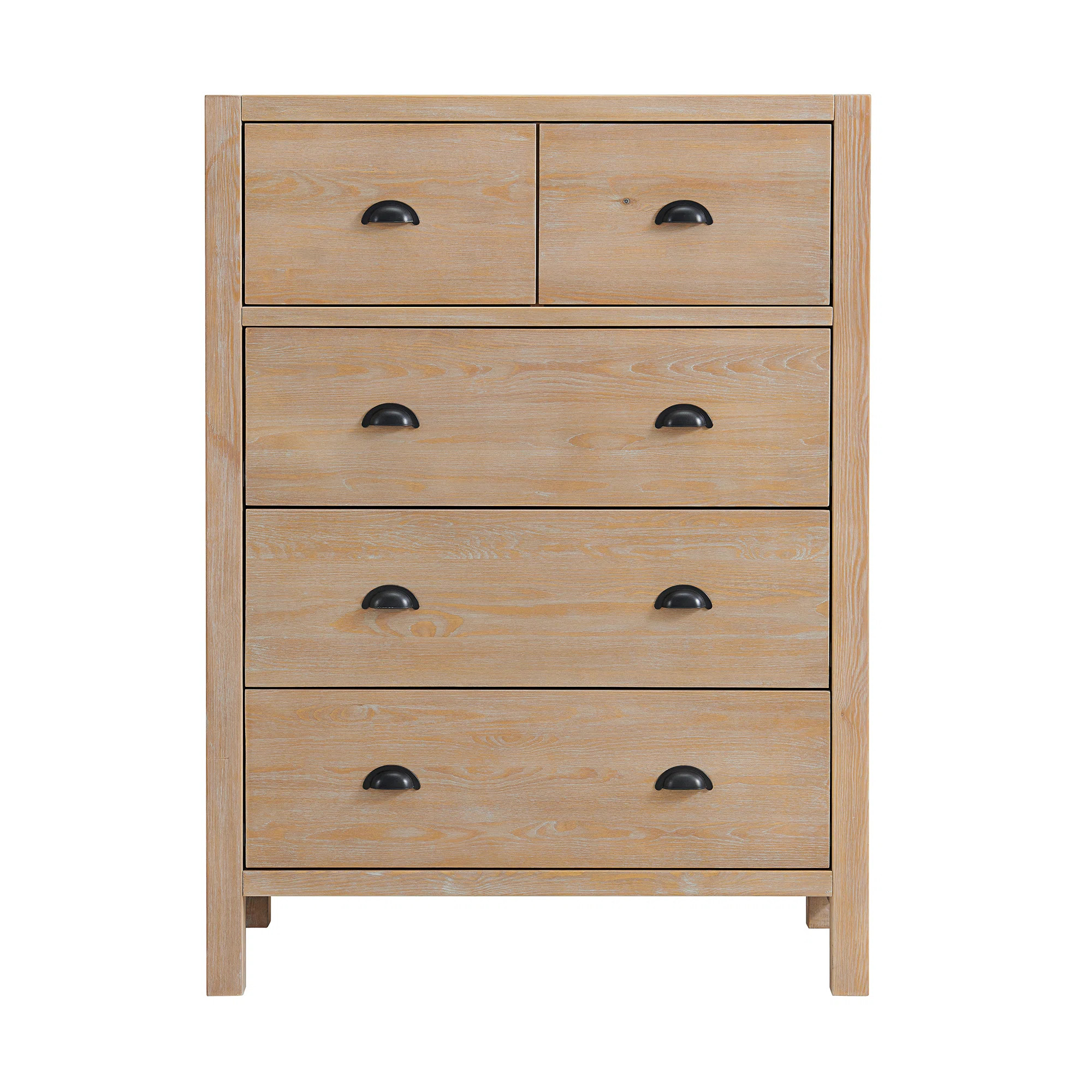 Arden 36" W Bohemian Style Rectangular Chest With 5 Drawers, With Hidden Fasteners | Wayfair North America
