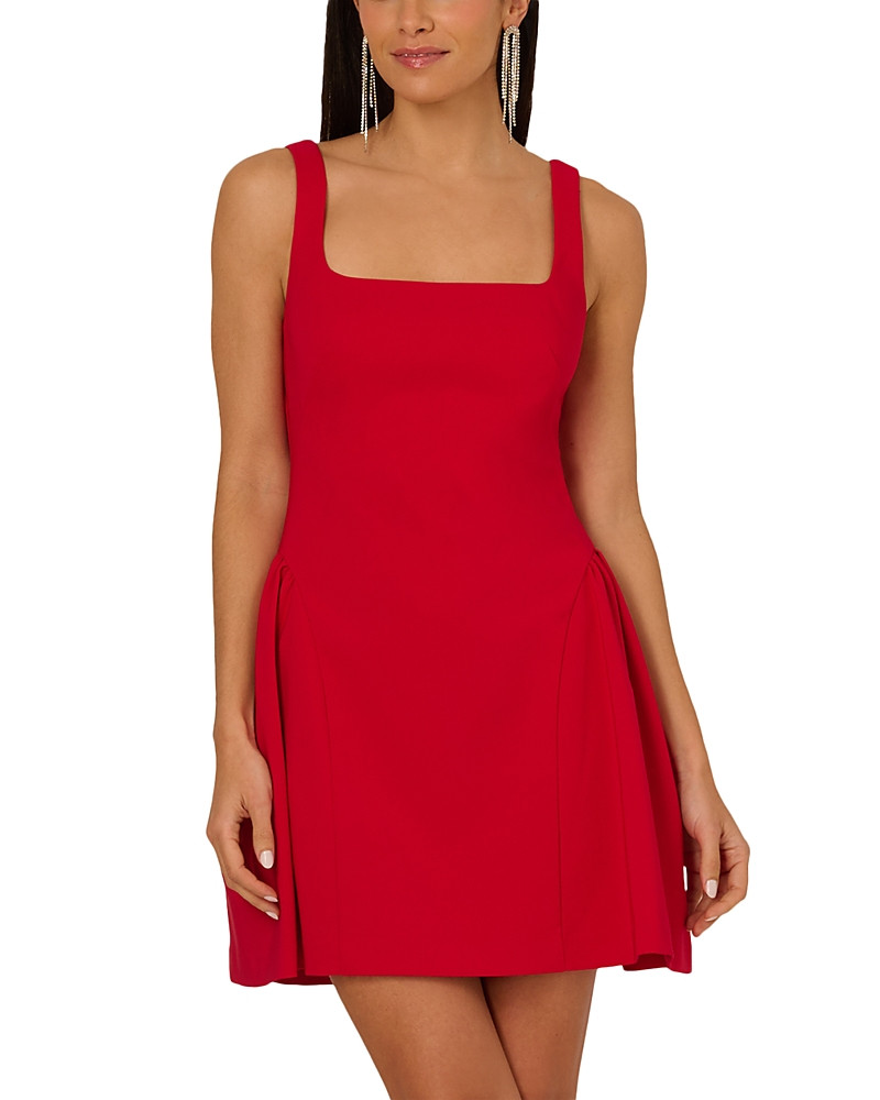 Liv Foster Crepe Square Neck Sleeveless Mini Dress | Bloomingdale's (US)
