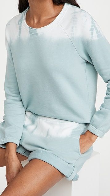 Slub French Terry Blouson Sleeve Raglan Pullover | Shopbop