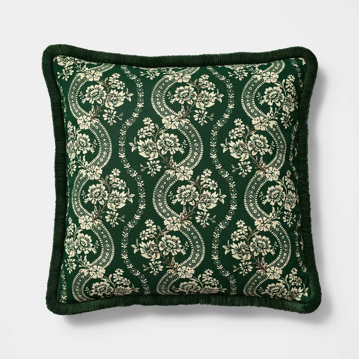 20"x20" Square Wallpaper Print Throw Pillow Green - Threshold\u2122 designed with Studio McGee | Target