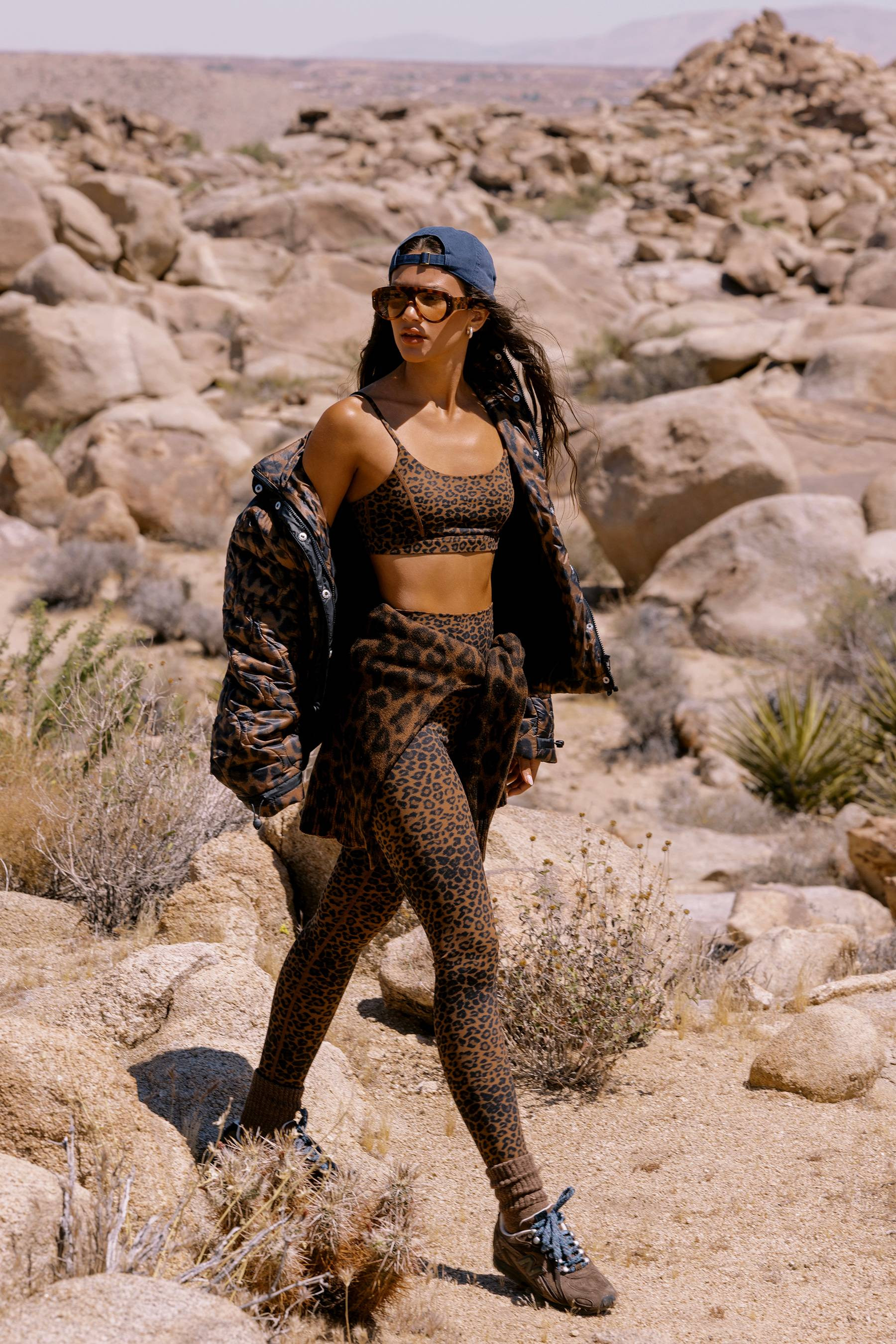 Piper Legging Caramel Leopard | Full Length Leopard Print Legging | Beach Riot | Beach Riot