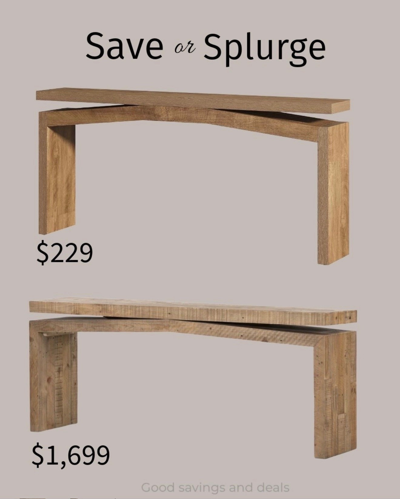 Save or splurge on a white oak entryway console table that is a beautiful statement piece for your home. Here are two with different price points. Elevate your home for less.

#LTKSaleAlert #LTKHome