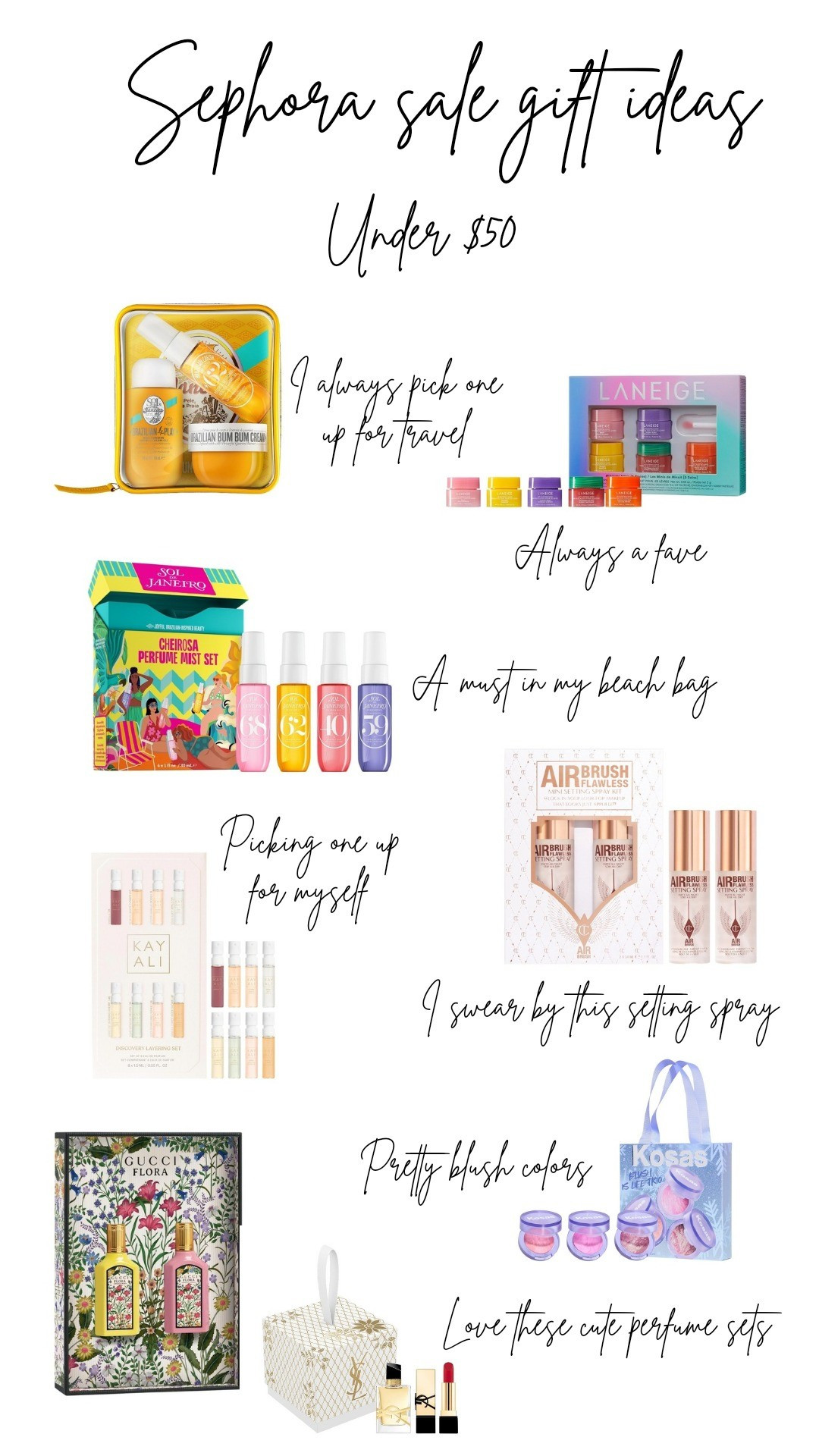 Sephora sale gift ideas under $50

#LTKcanada #LTKbeauty #LTKsale