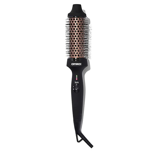 Amika Blowout Babe Thermal Brush, Black | Amazon (US)