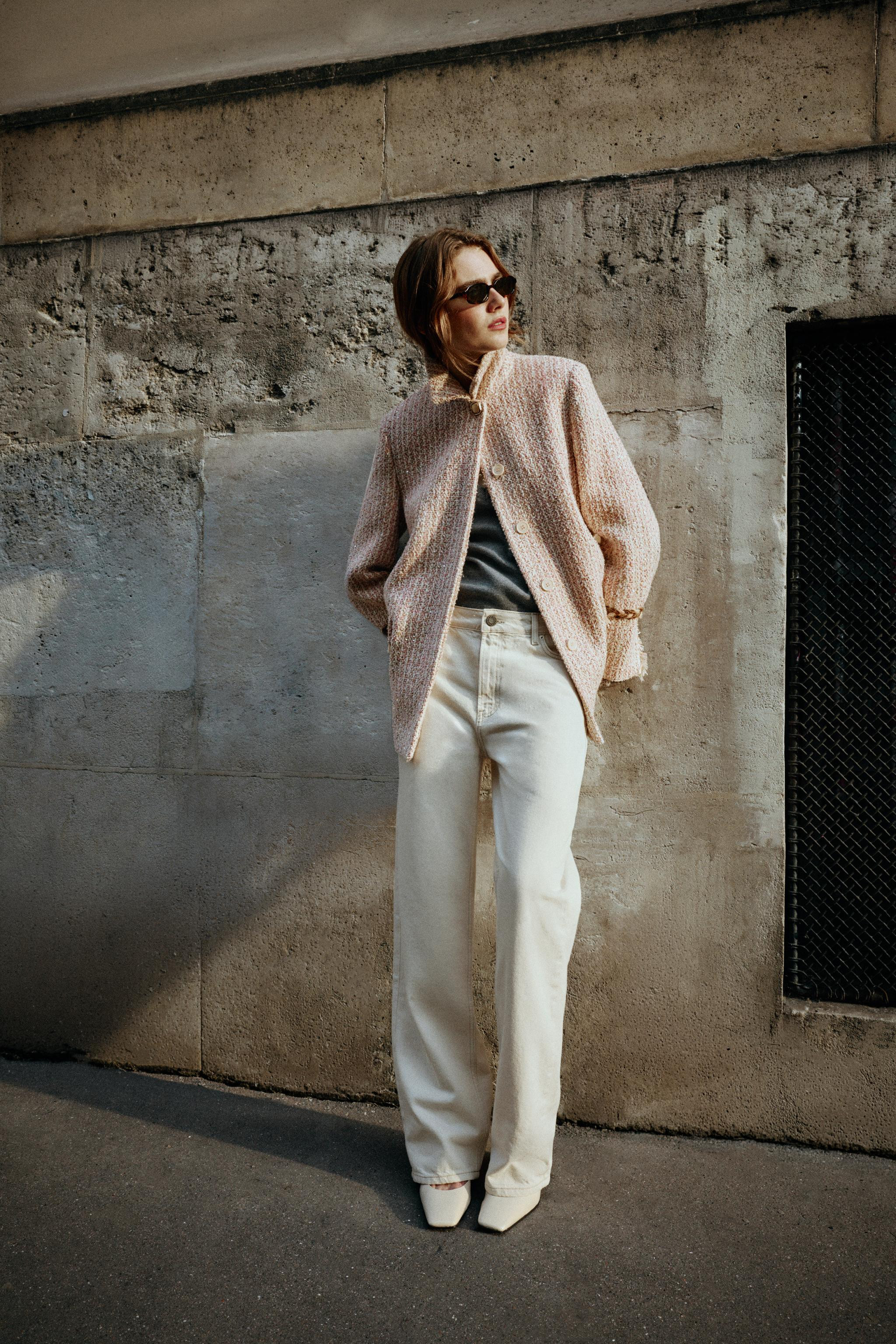 SEQUINNED STRUCTURED COAT | Zara US
