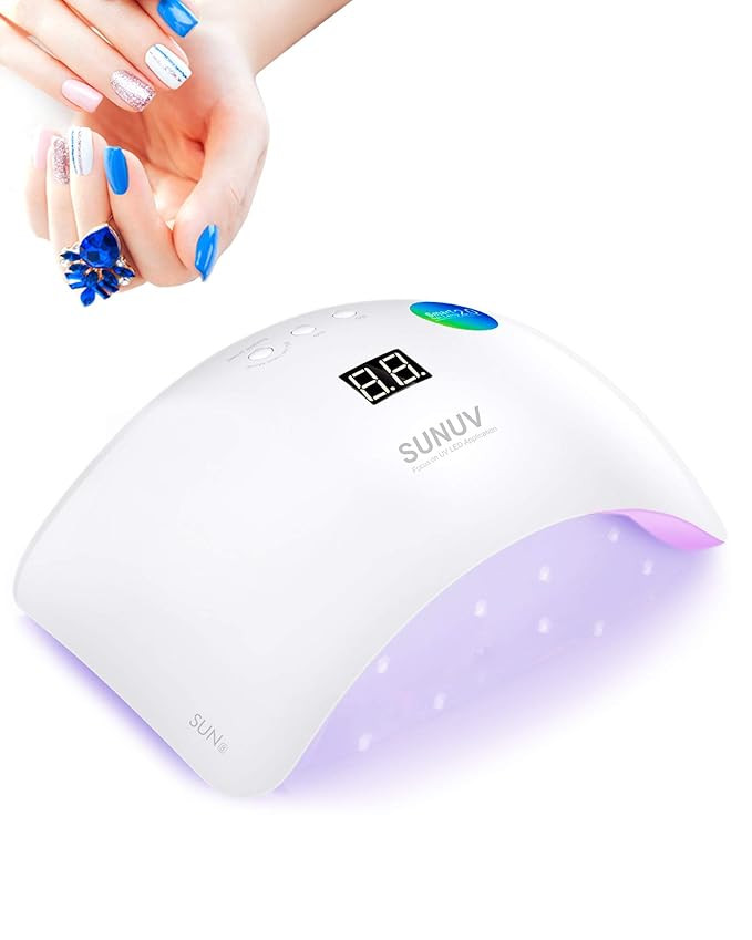 SUNUV SUN8 UV Light for Nails, UV LED Nail Lamp with Three Timer Settings, Gel Nail Light for Nai... | Amazon (US)