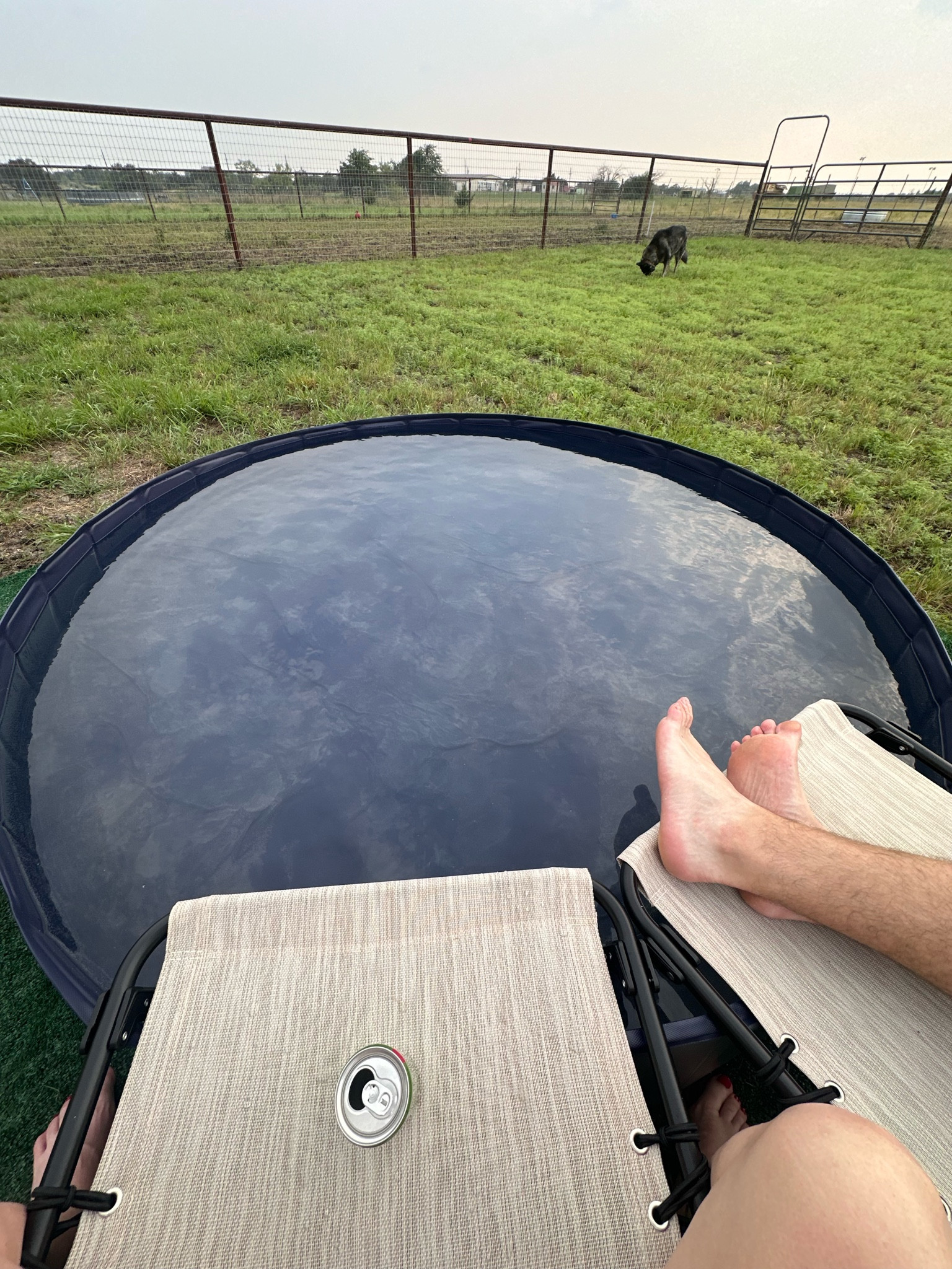 Hillbilly heaven in our collapsible pool 😂

#LTKSwim #LTKBaby #LTKKids
