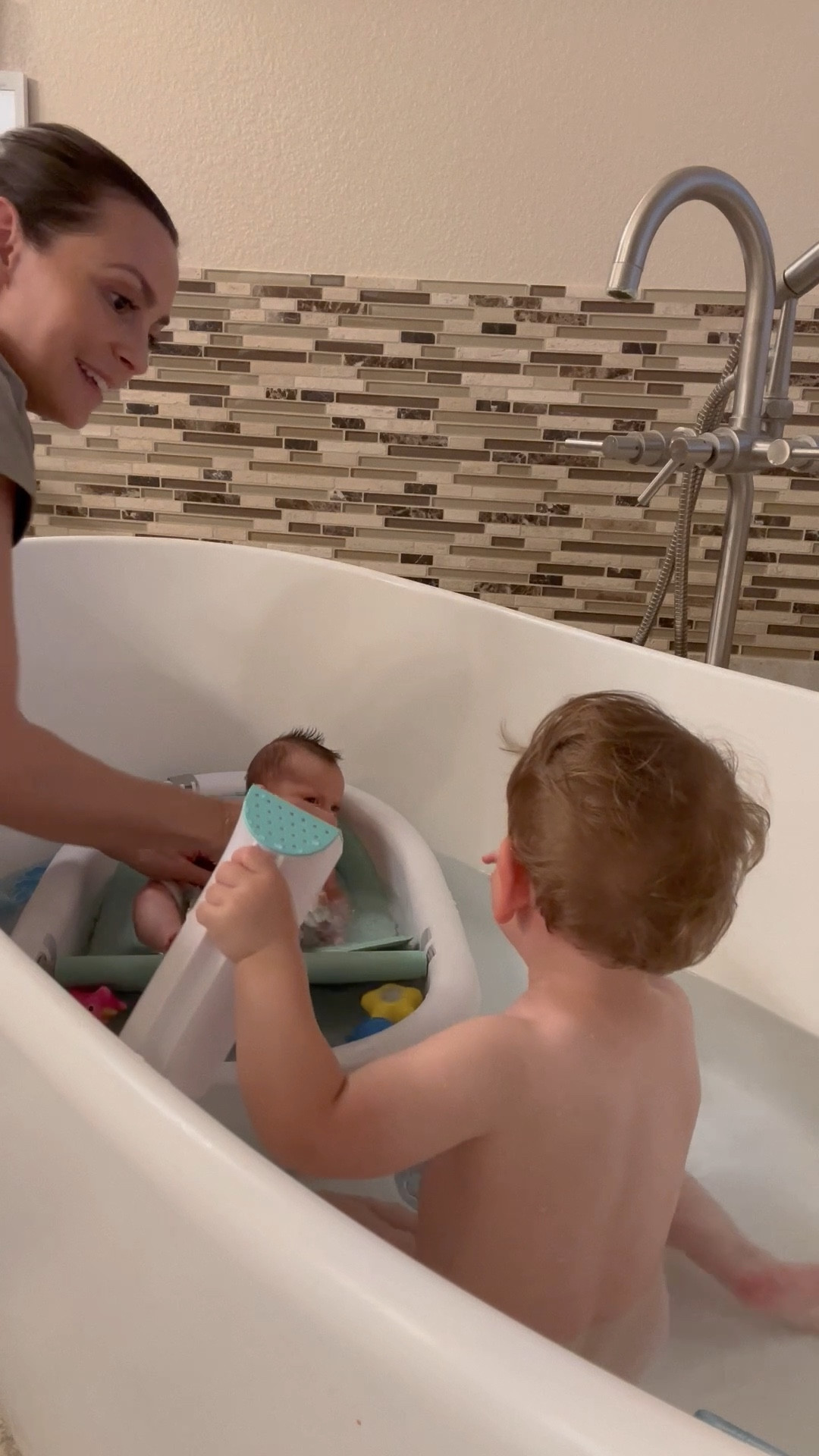 Managed to give both kids a bath tonight on my own 😅🫧

#LTKmomlife #LTKBaby #LTKKids