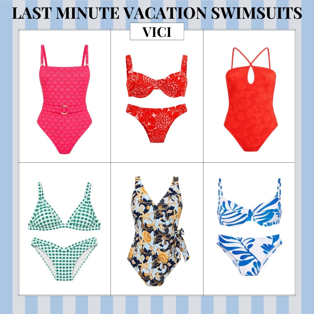 Whether you’re squeezing in one more beach trip or planning a long weekend by the water, these VICI swimsuits are still worth packing. I rounded up flattering one pieces and bikinis in bright colors and timeless prints that make the most of the rest of swim season.

VICI swimwear, vacation swimsuits, one piece swimsuit, bikini, beach vacation outfits, resort wear, tropical vacation, summer swimwear, women’s swimsuits, vacation style, AudrieDollins

#LTKSwim #LTKSeasonal #LTKTravel