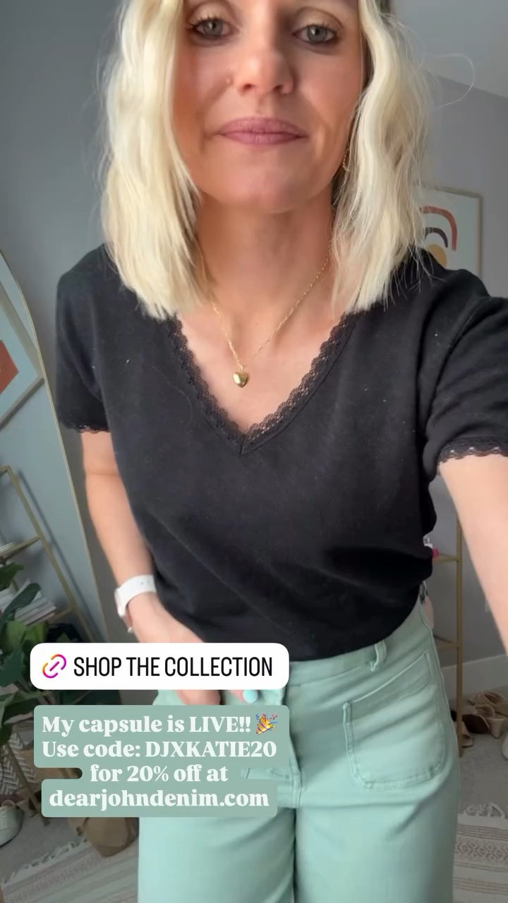 My capsule is LIVE!! 🎉
Use code: DJXKATIE20 for 20% off at dearjohndenim.com