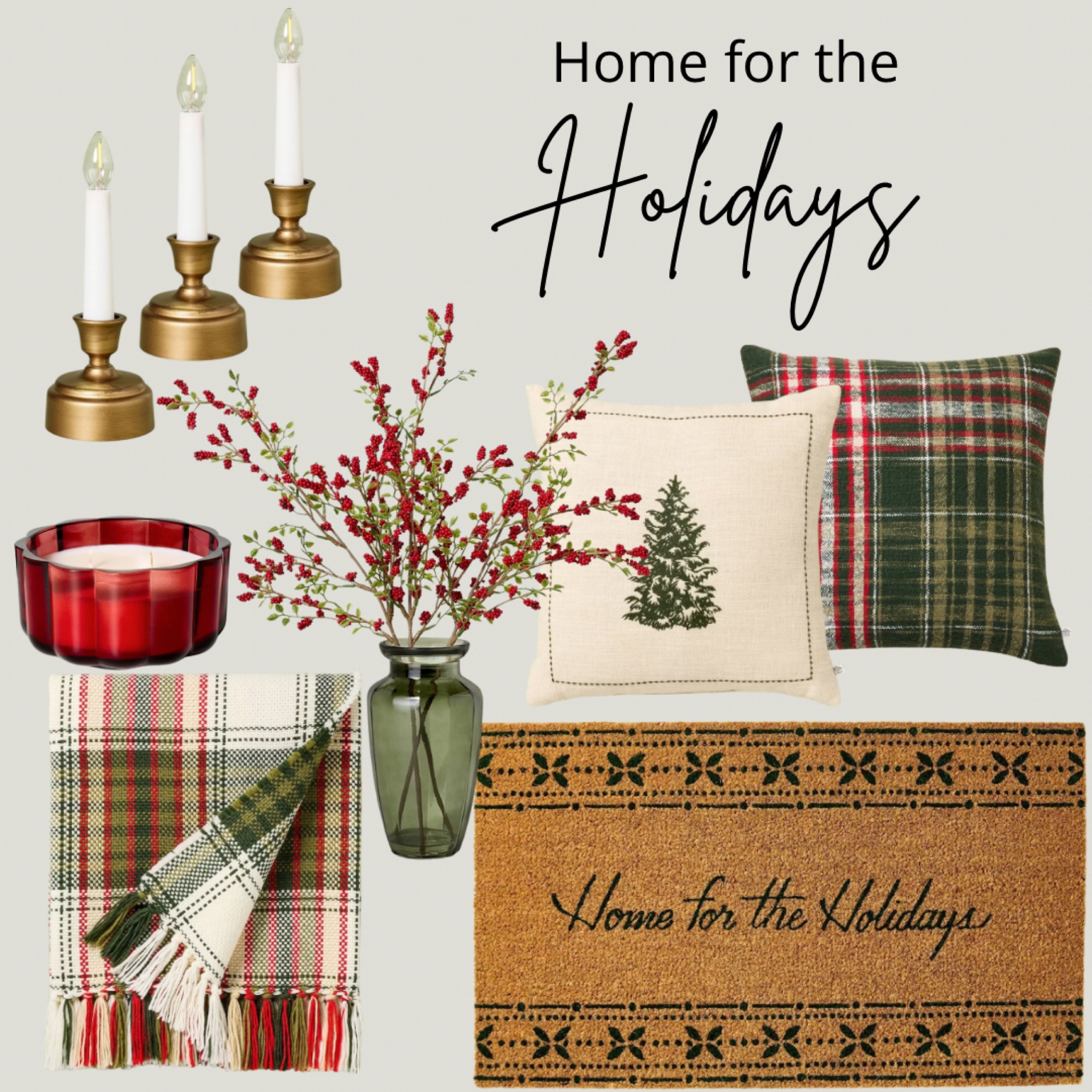 Christmas Home Decor, Home for the Holidays! Christmas front doormat, Christmas throw pillows, window candles, Christmas candles, Throw blanket, Christmas faux berries, greeneries #Christmasdecor #Candles #throwblanket #hearth&hand #throwpillows

#LTKSeasonal #LTKHome #LTKHoliday