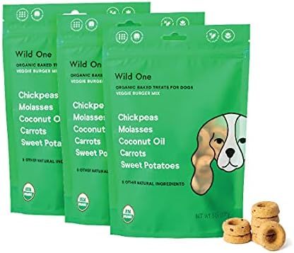 Wild One Organic Natural Crunchy Baked Dog Treats Made in The USA | Amazon (US)