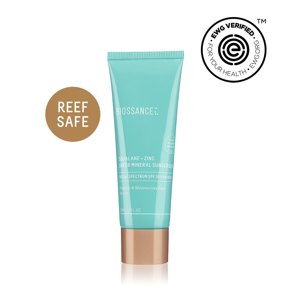 Squalane + Zinc Sheer Mineral Sunscreen | Biossance (US)