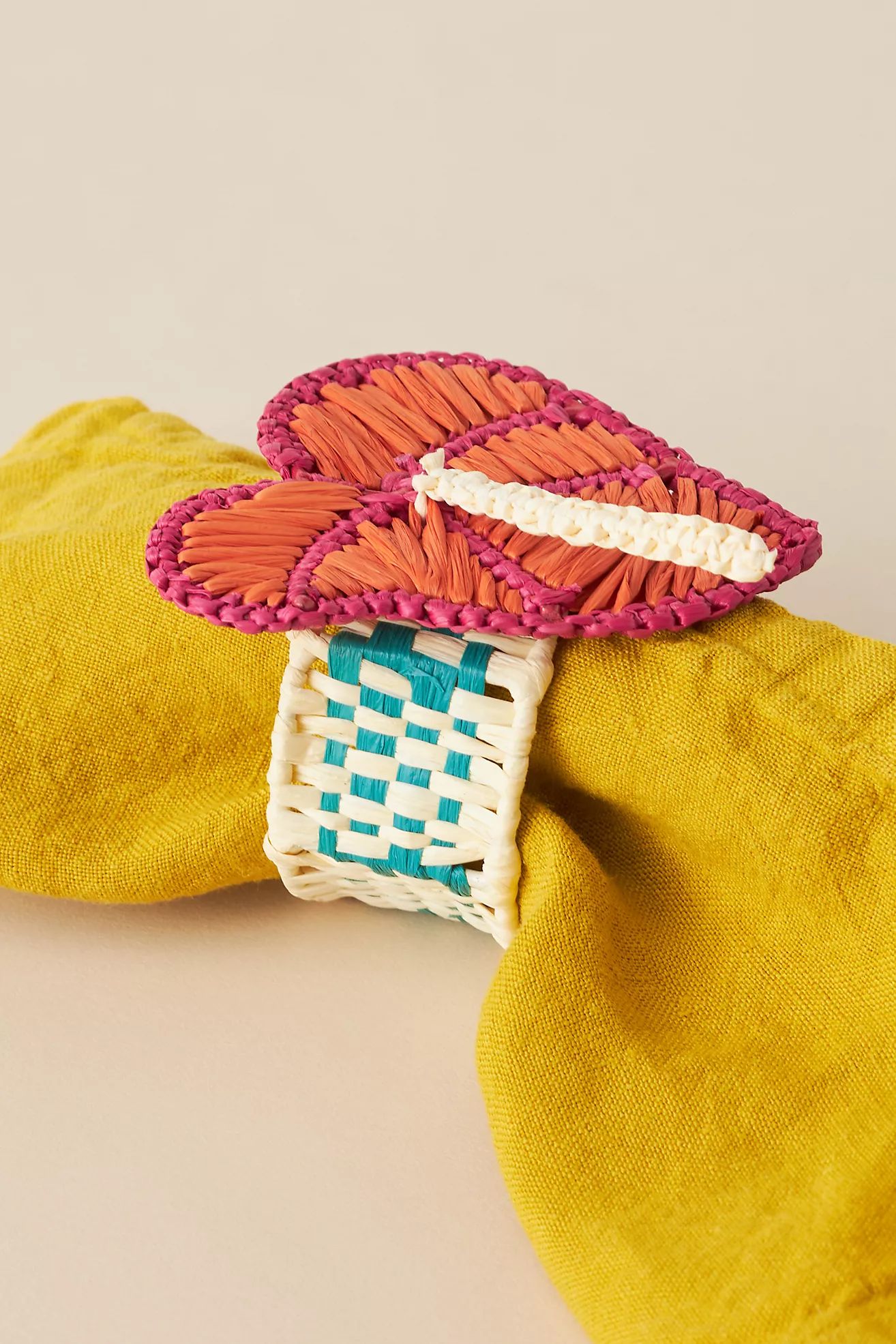 Abacaxi Napkin Rings, Set of 2 | Anthropologie (US)