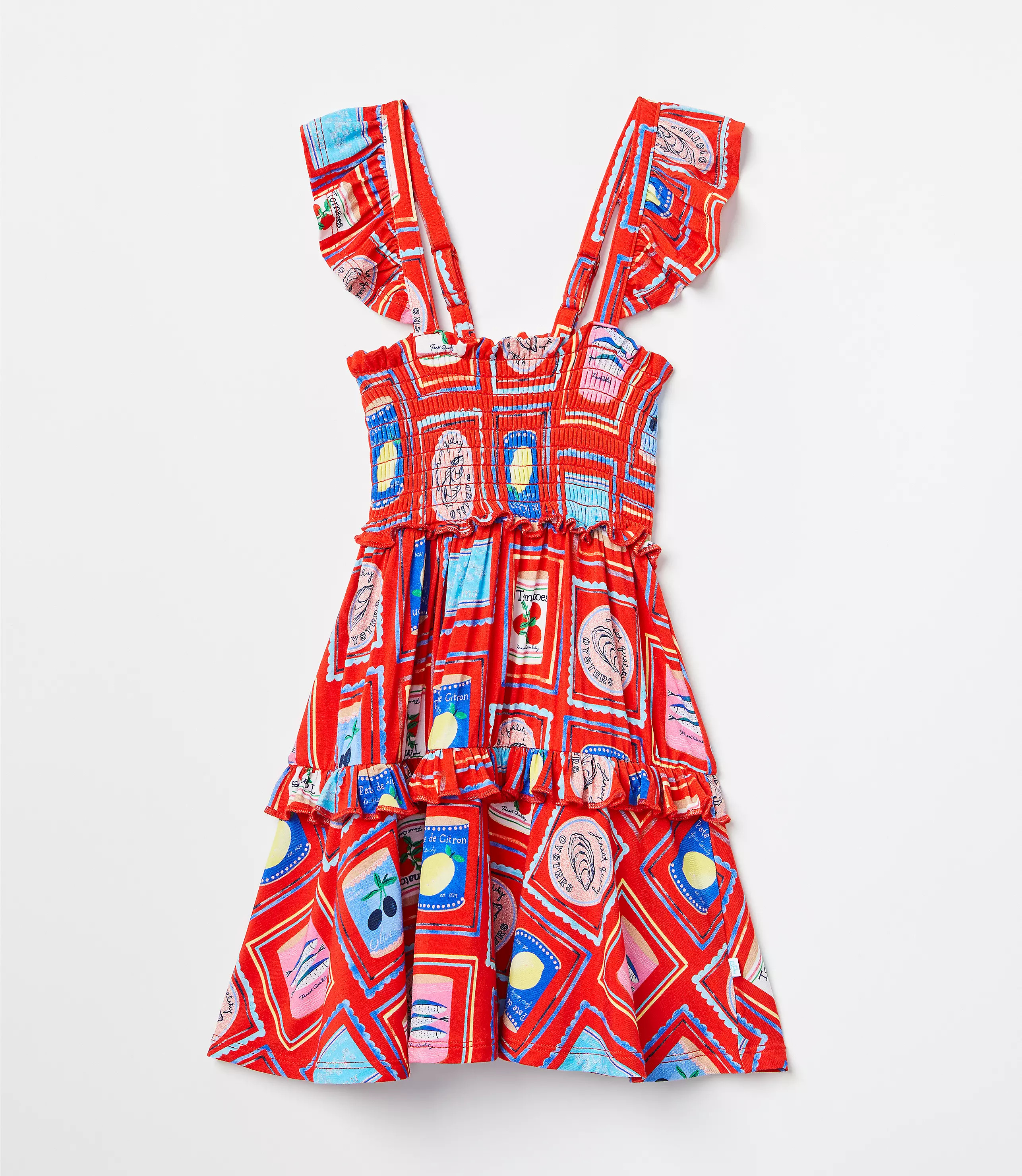 Posh Peanut x LOFT Smocked Babydoll Dress | LOFT