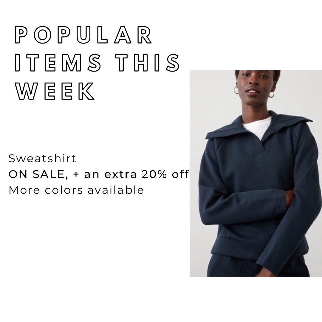 ON SALE, 20% off - collared sweatshirt, the collar really ups the style of this sweatshirt making it so versatile 


#bananarepublic #salefinds #sweatshirt #collaredsweatshirt #preppy 


#LTKU #LTKOver40 #LTKFindsUnder50 #LTKSaleAlert #LTKSeasonal