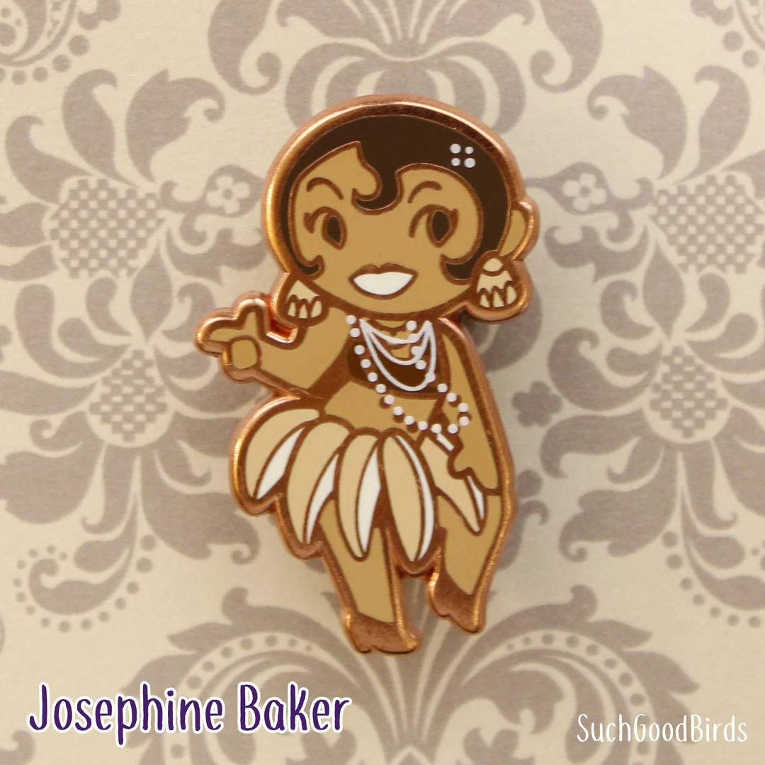 Silent Film Stars Enamel Pin / Classic Movies / Josephine Baker - Douglass Fairbanks Enamel Pin, ... | Etsy (US)