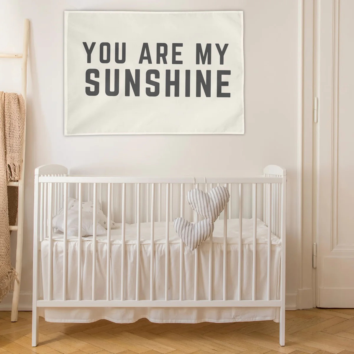 You Are My Sunshine Wall Flag, Nursery Decor | The Little Lemons Company