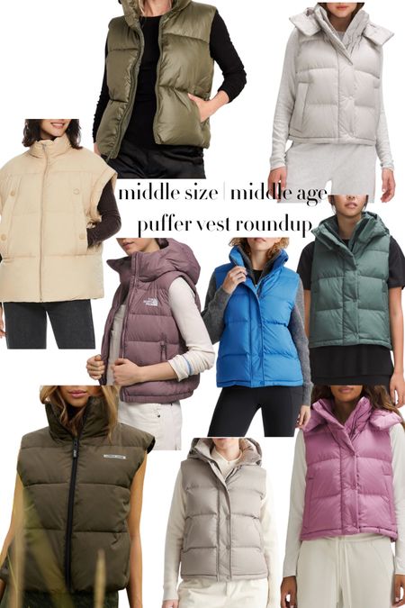 Puffer vest roundup! Down is king for warmth  🔥 

#LTKmidsize #LTKfindsunder100 #LTKGiftGuide