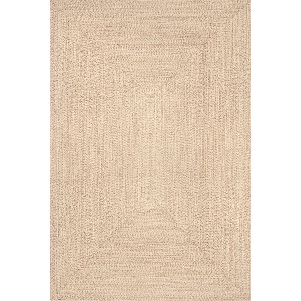 Owensby Braided Tan Indoor/Outdoor Rug | Wayfair North America