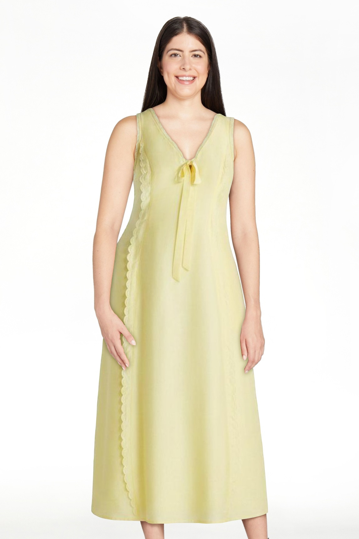 Scoop Women's and Women's Plus Maxi Keyhole Dress, Sizes 0-26W | Walmart (US)