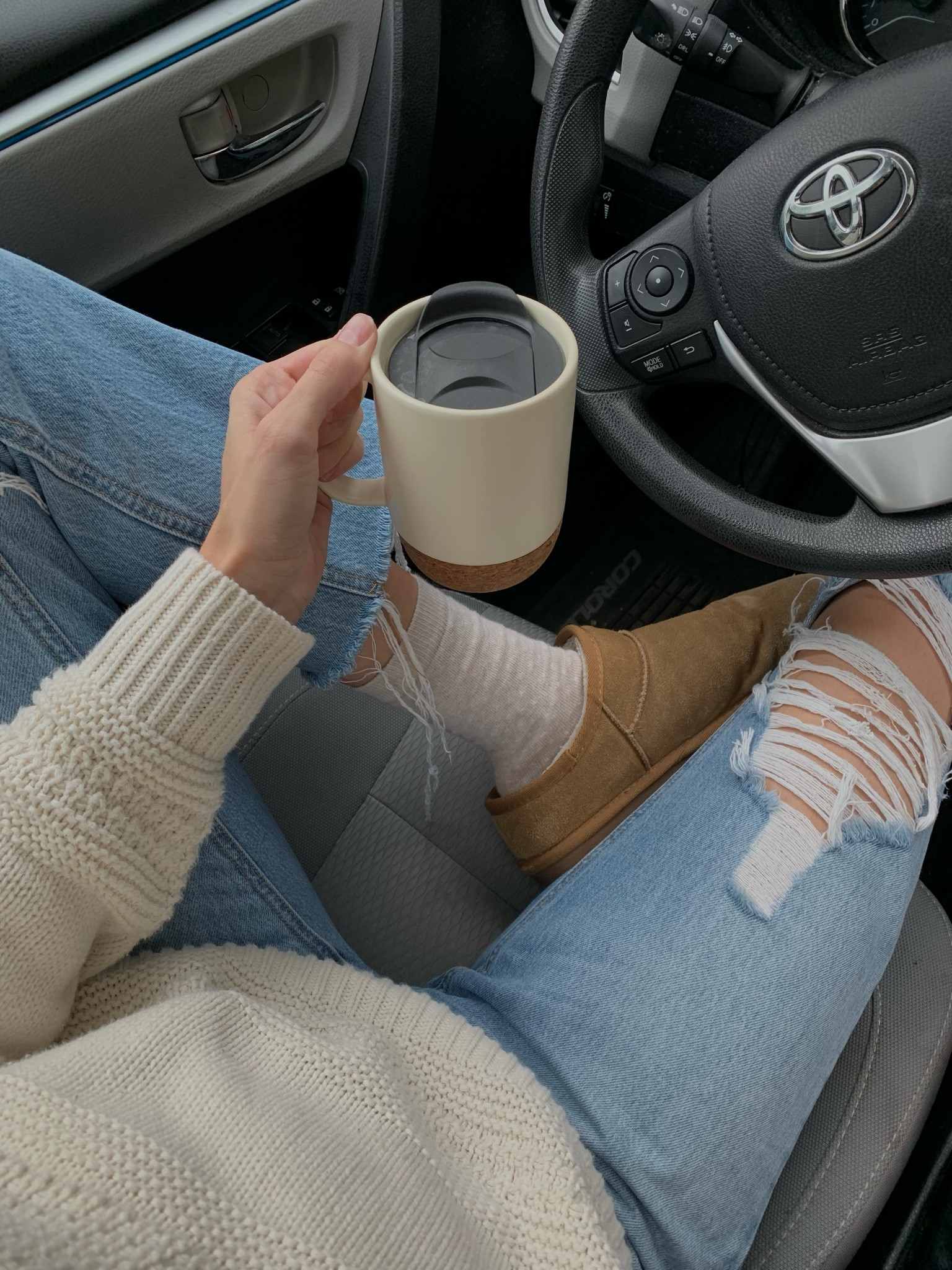 coffee ootd car aesthetic 

#LTKSeasonal #LTKstyletip #LTKshoecrush