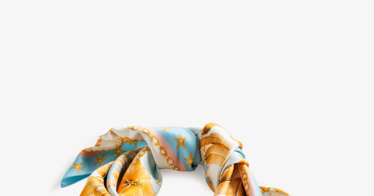 Boston Proper Printed Scarf - Stunning Sealife | Boston Proper | Boston Proper