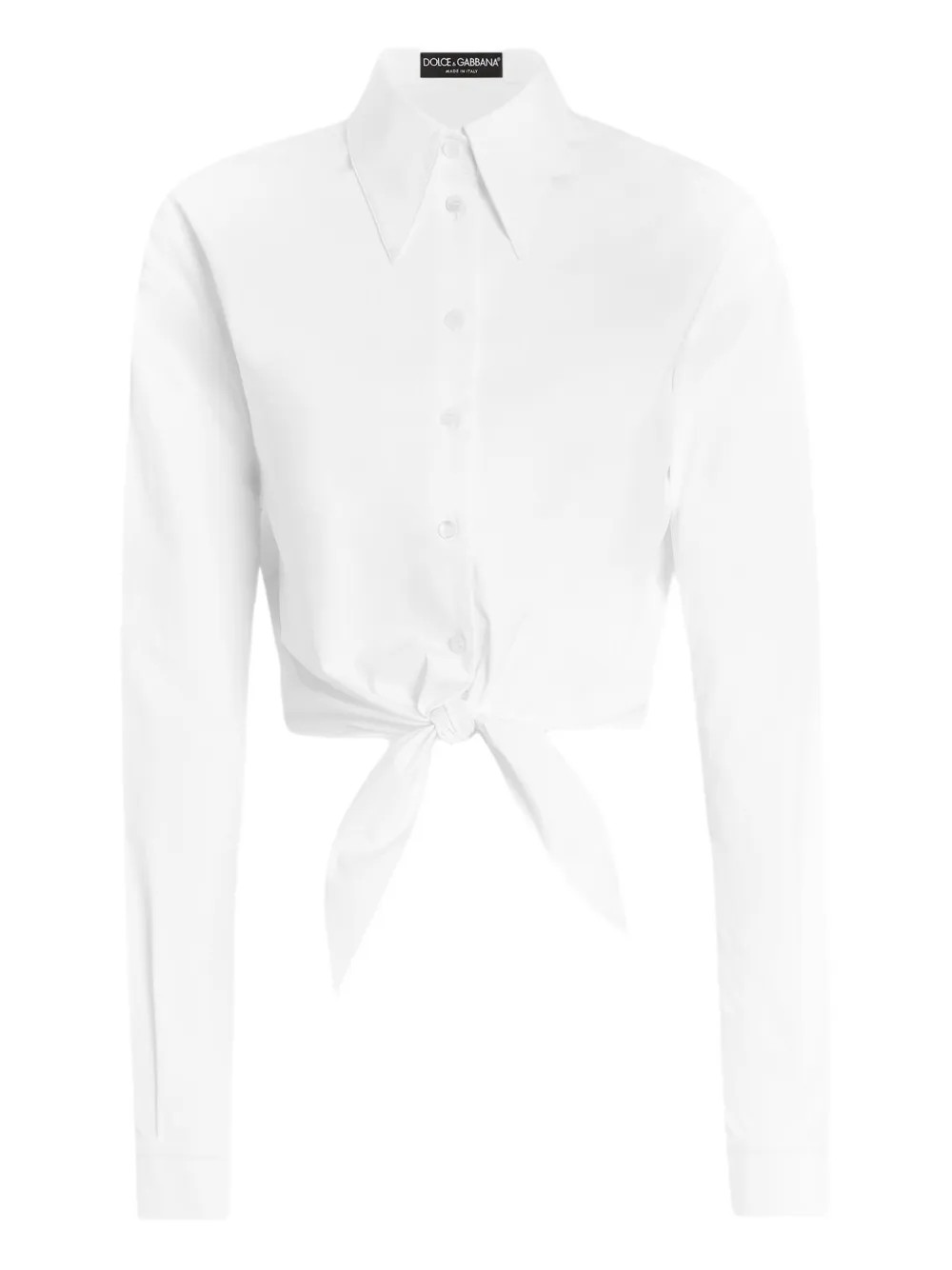 stretch-cotton shirt | Farfetch Global