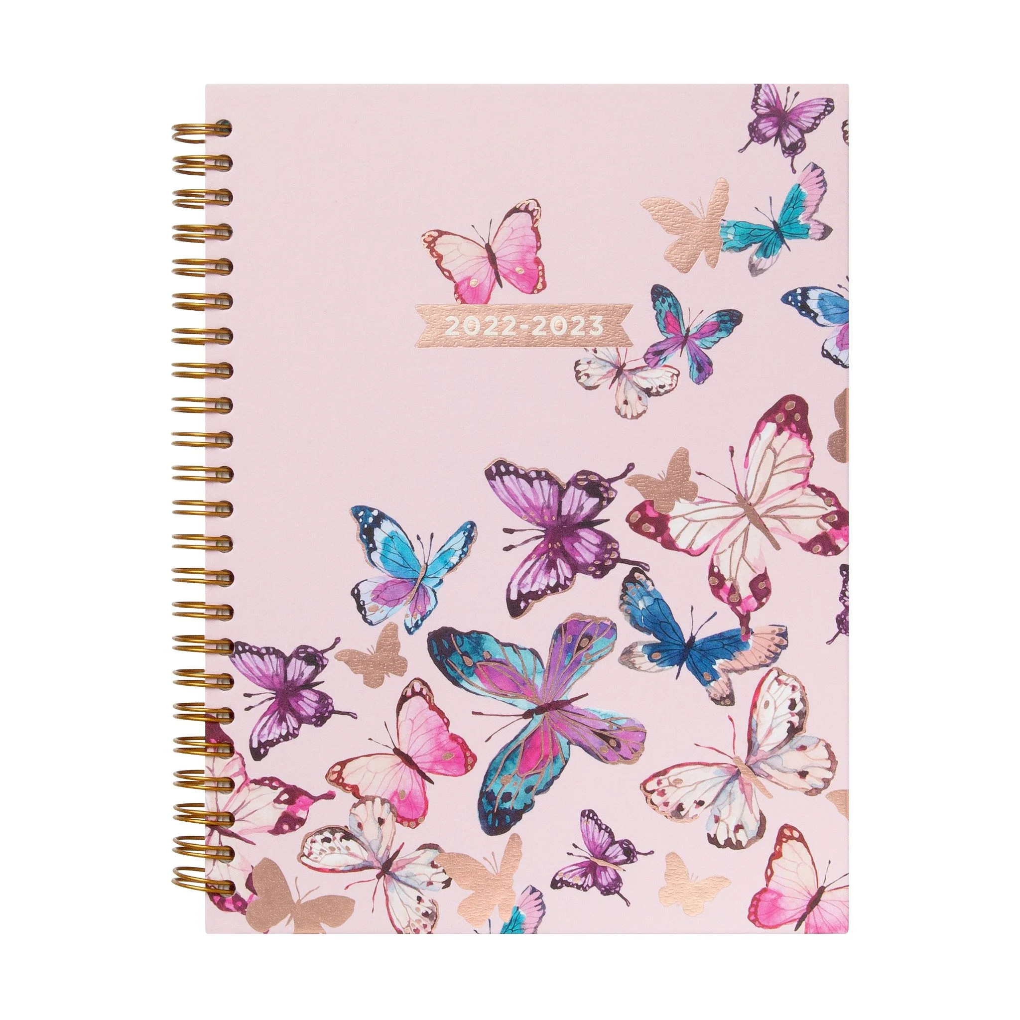 Mintgreen Daily Weekly Monthly Spiral Planner, 6" x 8, July 2022-June 2023, Butterfly - Walmart.c... | Walmart (US)