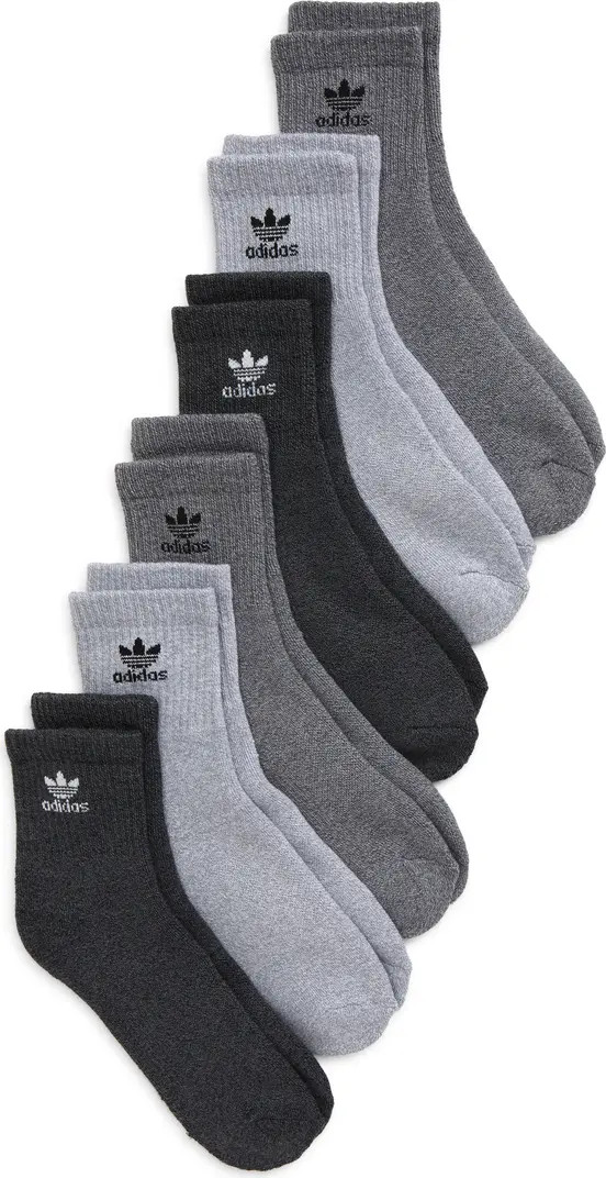 adidas Originals Trefoil Assorted 6-Pack Socks | Nordstrom | Nordstrom