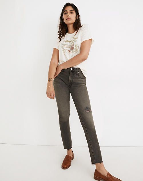 The Perfect Vintage Jean in Cosner Wash: Knee-Rip Edition | Madewell