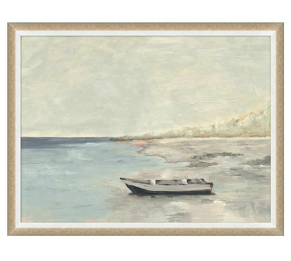 Docked at Distant Isle Framed Print | Pottery Barn (US)