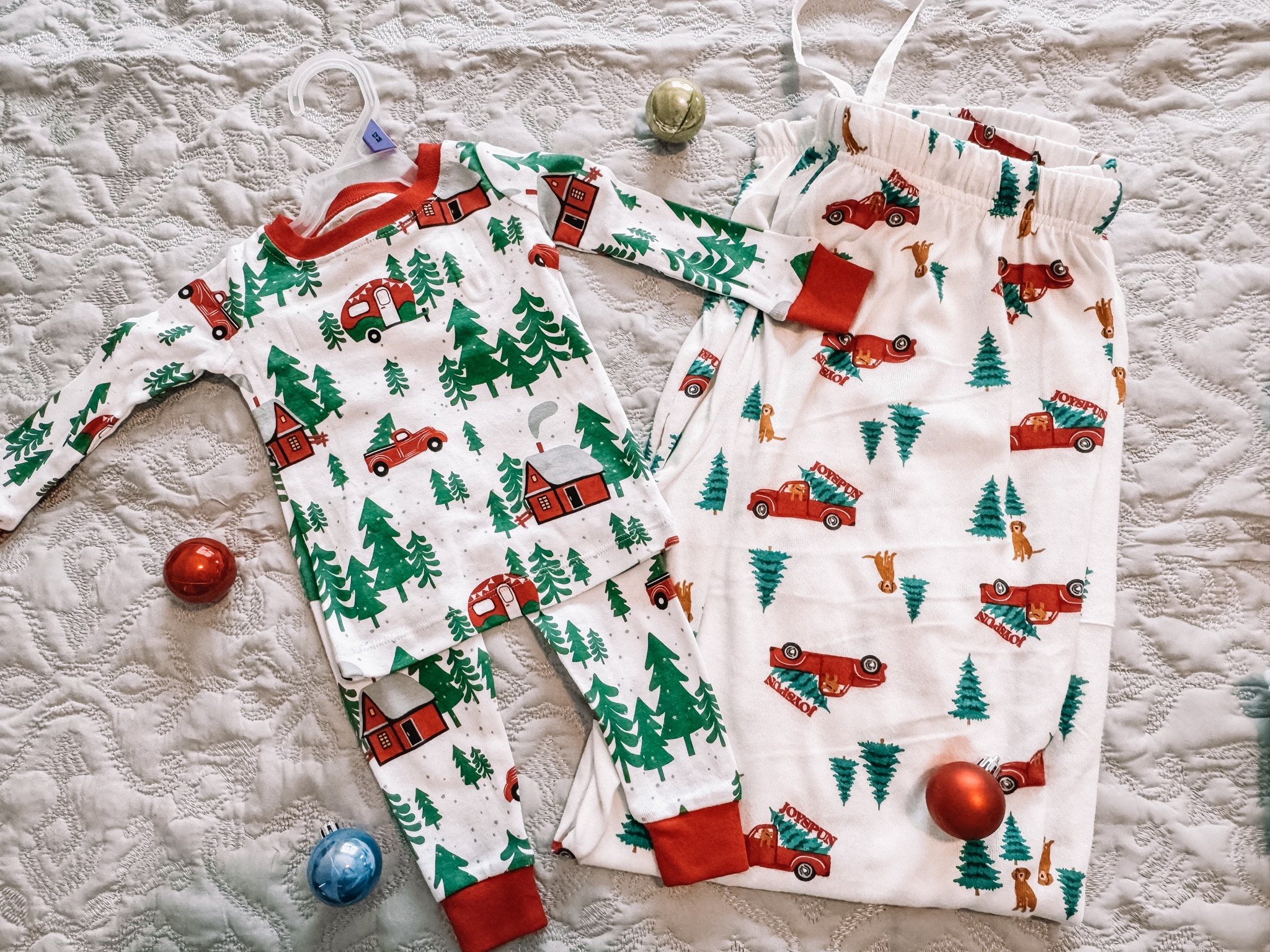 Picked our matching family pajamas for this Christmas! I want to start the tradition of new pajamas and a book every Christmas Eve ✨🎅🏼 I found these at Walmart! The baby pajamas I couldn’t find online & I found mine in store for under $6!! 

#LTKbaby #LTKSeasonal #LTKHoliday