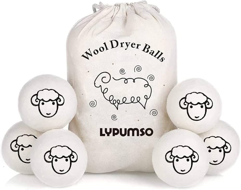 Lypumso Wool Dryer Balls Organic 6 Pack, 100% Handmade Organic New Zealand Wool Reusable Laundry ... | Amazon (CA)