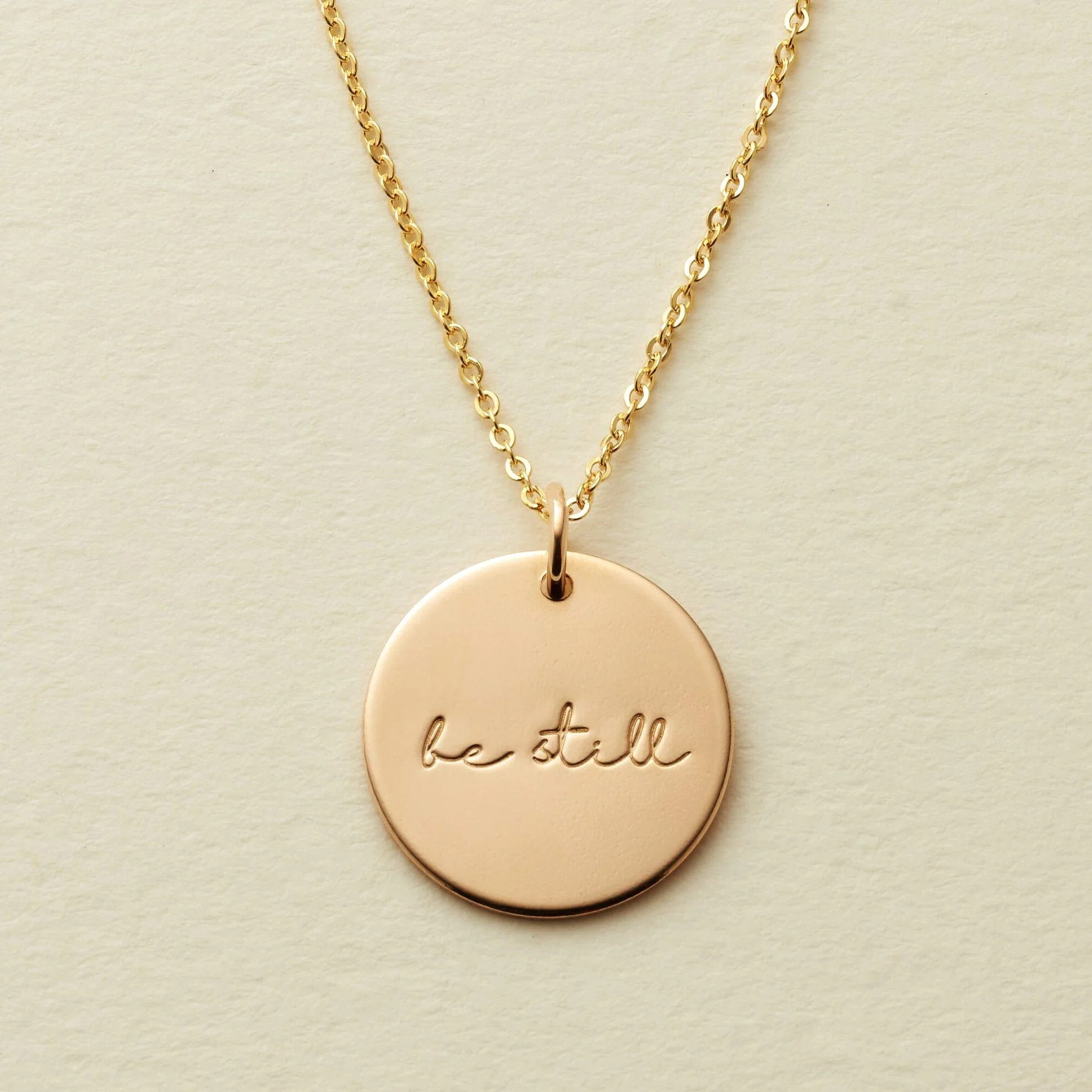 Pause Collection Disc Necklace | Made By Mary | Made By Mary