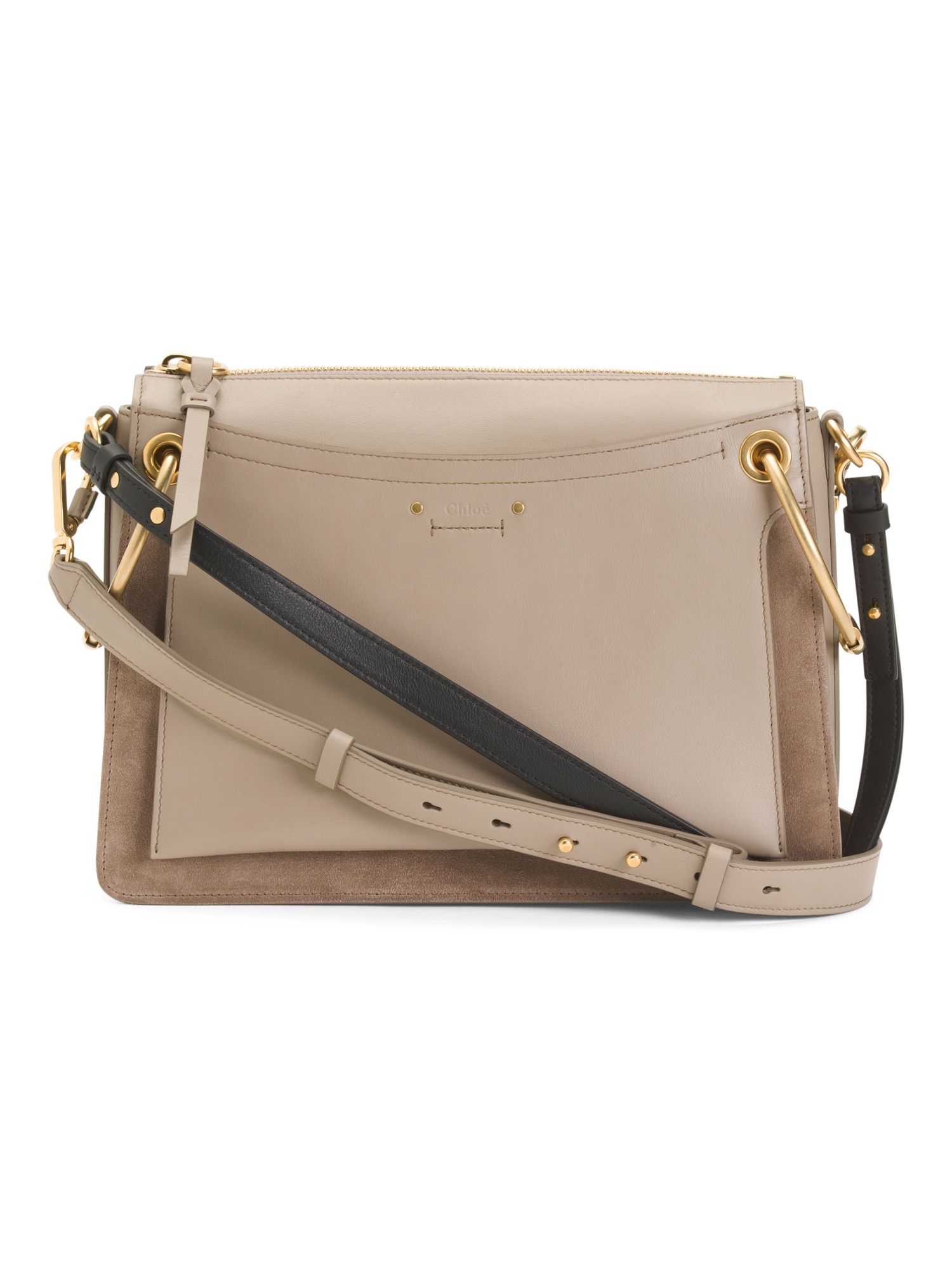 Made In Italy Roy Leather Shoulder Bag | TJ Maxx