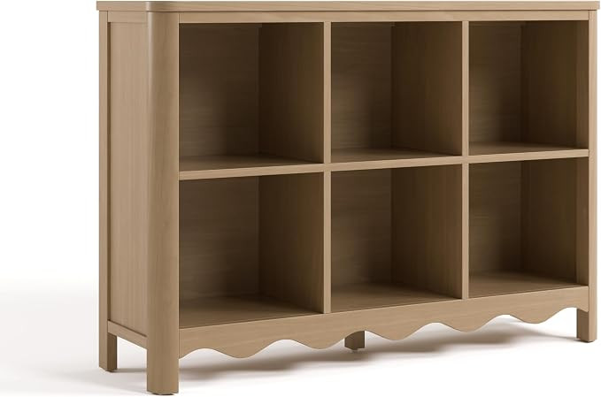 Storkcraft Casablanca 6 Cube Organizer Bookcase, Driftwood | Amazon (US)