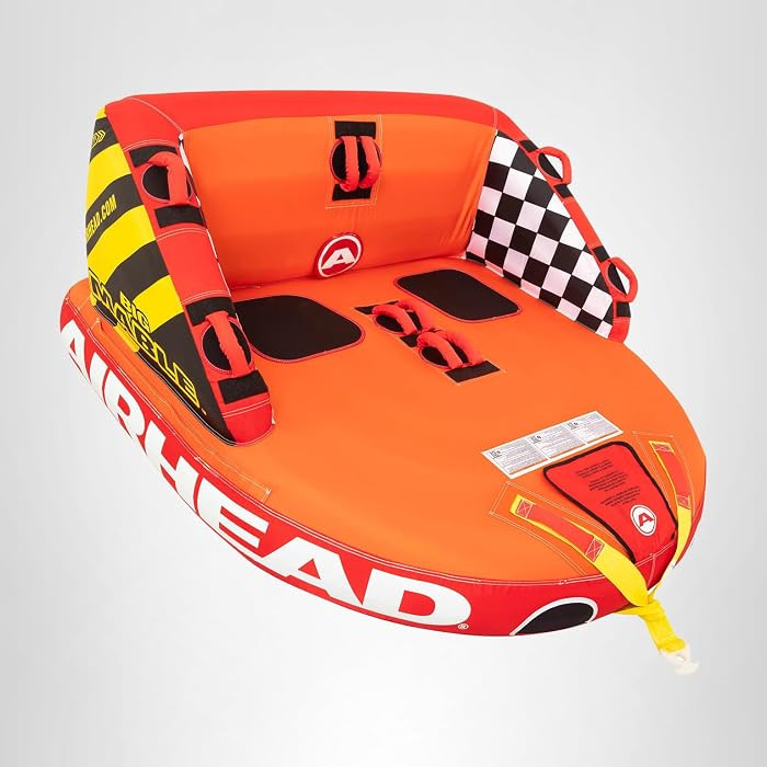 Airhead Mable Towable Tube for Boating, 1-4 Rider Inflatable Boat Tube for Water Tubing, Heavy Du... | Amazon (US)