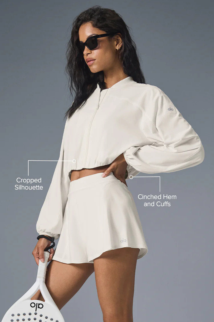 Tiebreaker Jacket - Ivory | Alo Yoga (US)