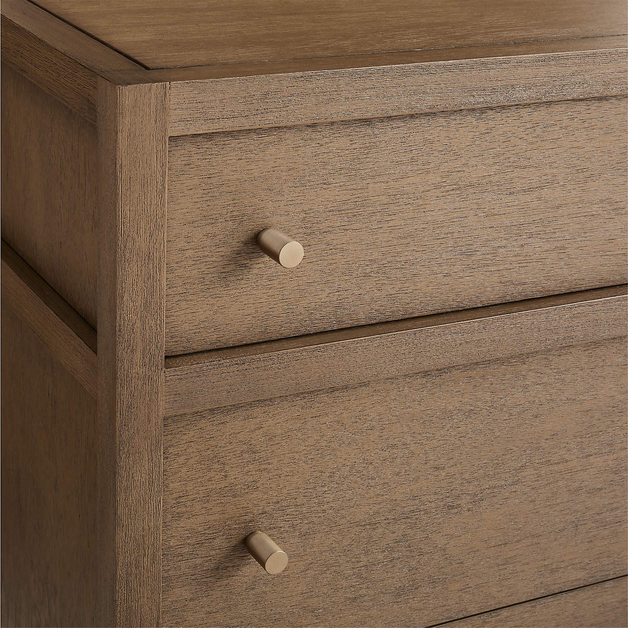 Keane 64" Solid Driftwood 6-Drawer Dresser + Reviews | Crate & Barrel | Crate & Barrel