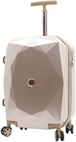 kensie Women's 2 Piece or 20" 3D Gemstone Luggage Set, Rose Gold, 20 Inch Only | Amazon (US)