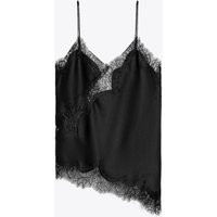 Zara - Zw Collection Lace Camisole Top - Women - Black - Women | Zara US