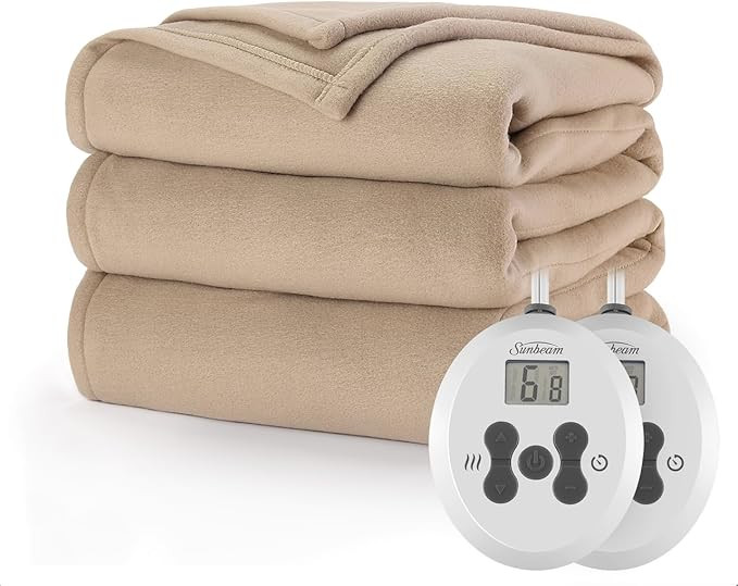 Royal Ultra Fleece Heated Electric Blanket Queen Size, 90" x 84", 12 Heat Settings, 12-Hour Selec... | Amazon (US)