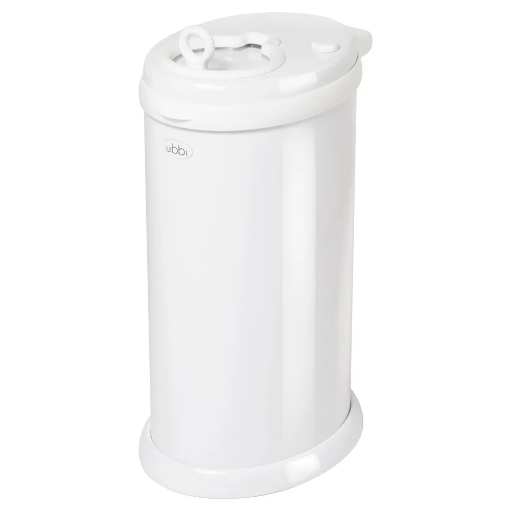 Ubbi Ubbi Steel Diaper Pail - White | REBEL (formerly Rebelstork)