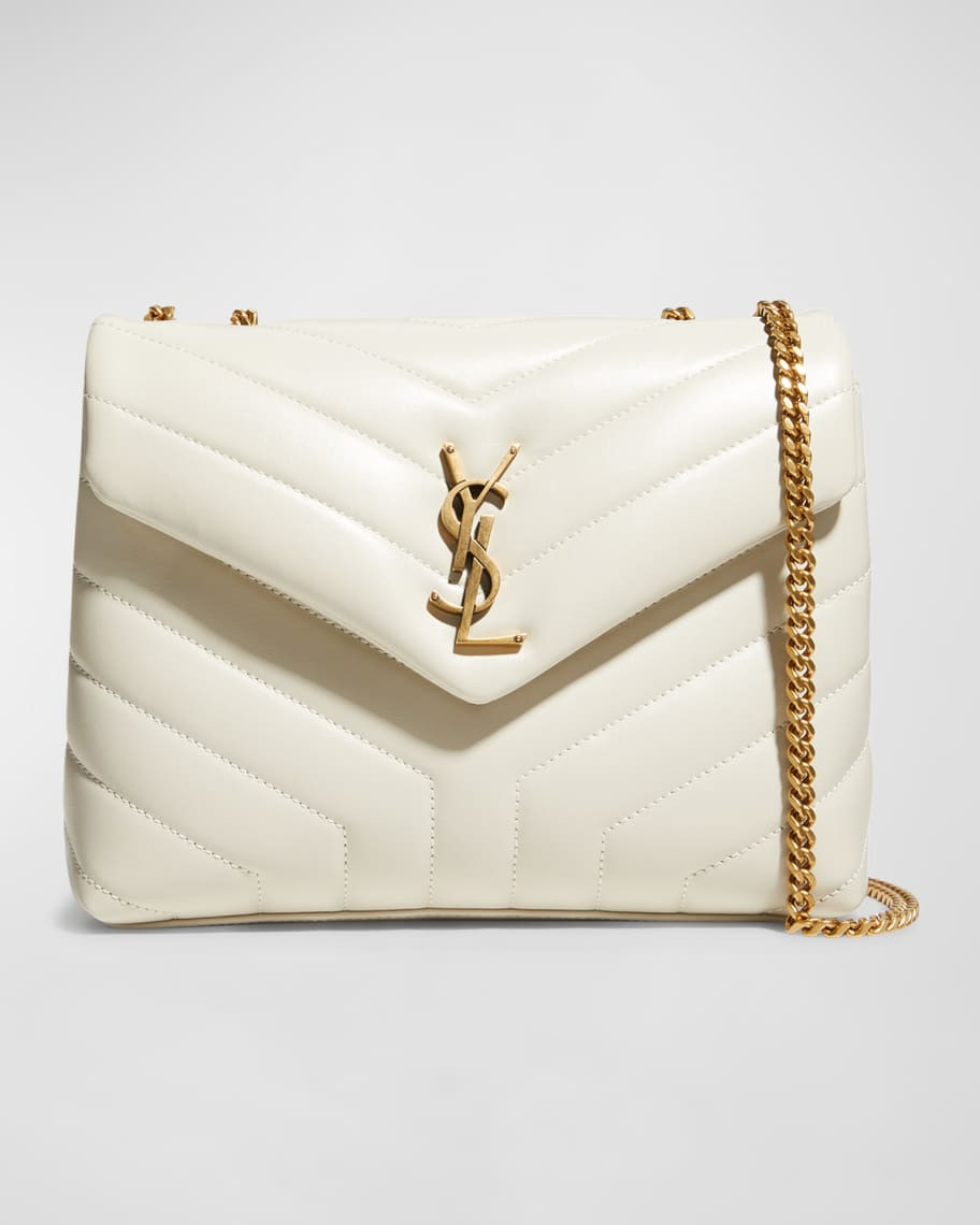 Saint Laurent Loulou Small YSL Shoulder Bag in Quilted Leather | Neiman Marcus