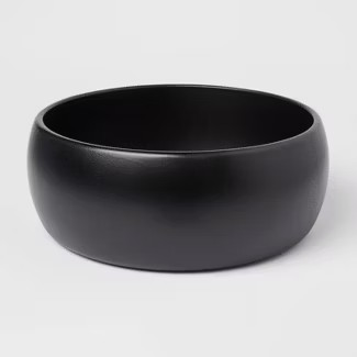 189oz Acacia Modern Serving Bowl Black - Threshold™ | Target