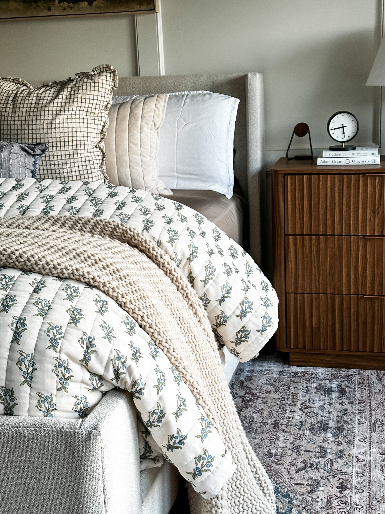 New bedding, who this? I am obsessed with all the way this layering of the bedding tied together. All of the textures and patterns really give the room a cozy feel! 

#LTKSeasonal #LTKhome #LTKHoliday