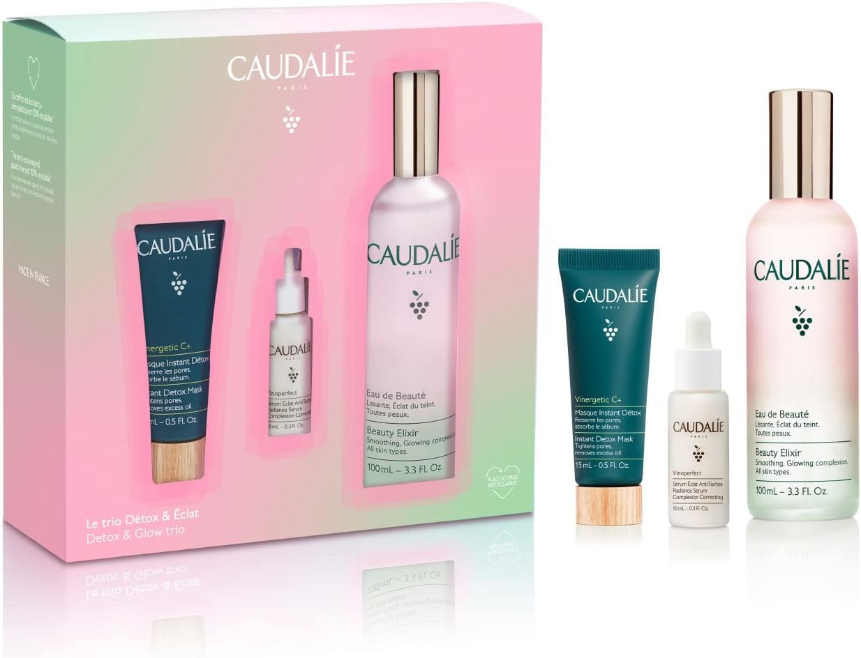 Caudalie Beauty Elixir Face Mist: Toner That Tightens Pores + Reduces Dullness + Sets Makeup (Hol... | Amazon (US)