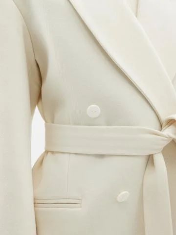 Exaggerated-shoulder wool-blend twill tux blazer | Raey | Matches (UK)